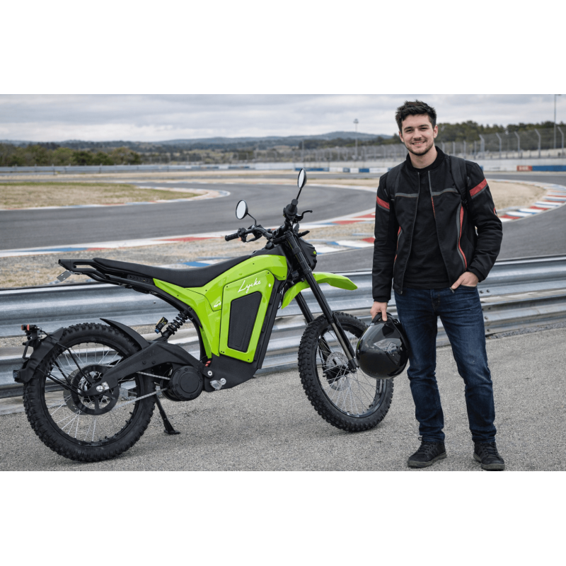 moto électrique Lycke Samurai lifestyle