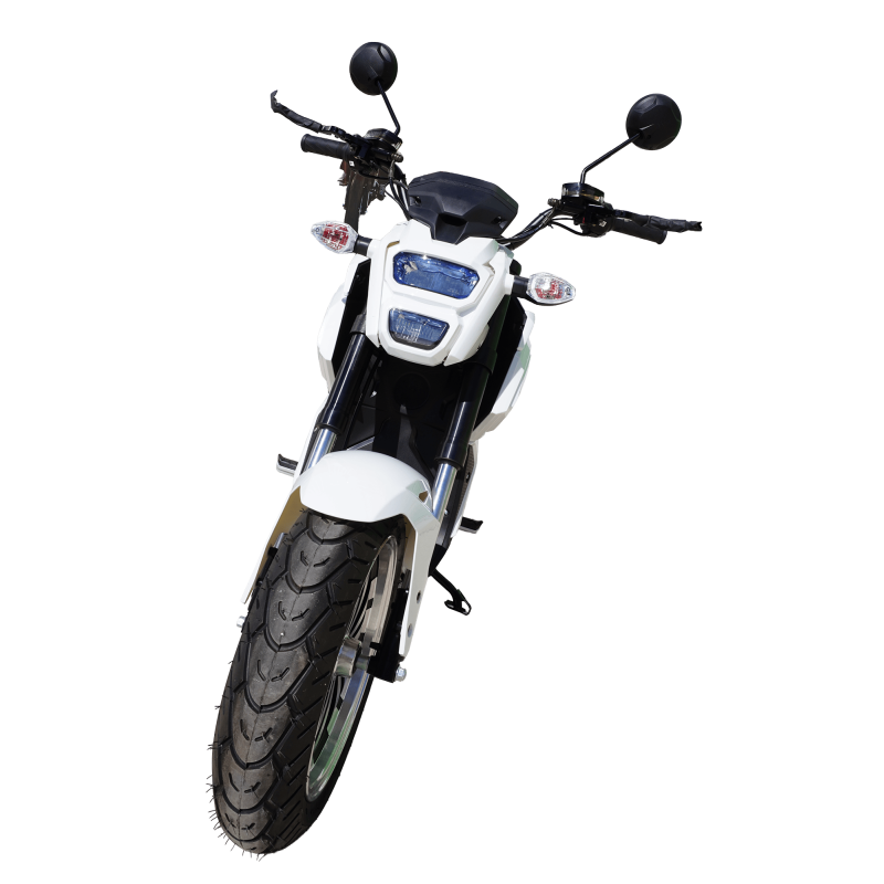 moto électrique Lycke Road50 blanche face