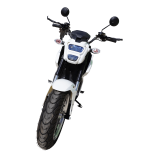 moto électrique Lycke Road50 blanche face