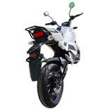 moto électrique Lycke Road50 blanche arrière