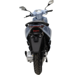 scooter électrique Lycke E-coral bleu metallisee arrière