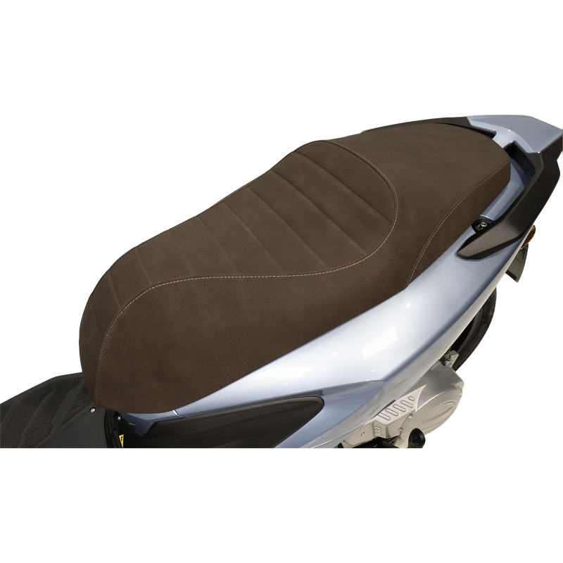 scooter électrique Lycke E-coral bleu metallisee siège