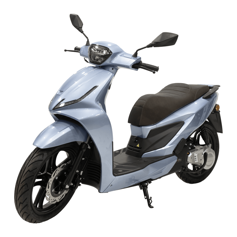 scooter électrique Lycke E-coral bleu metallisee