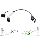 Adaptateur Prise Type 2 vers domestique-0