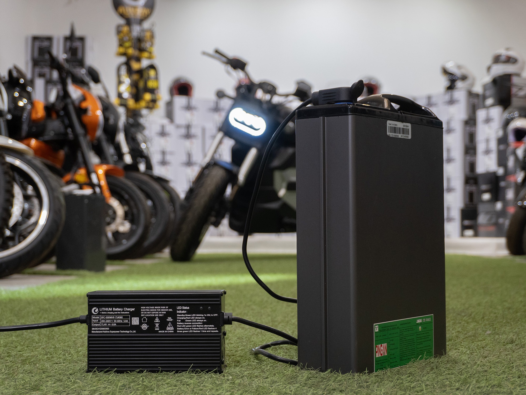 Recharge de batterie de scooter électrique