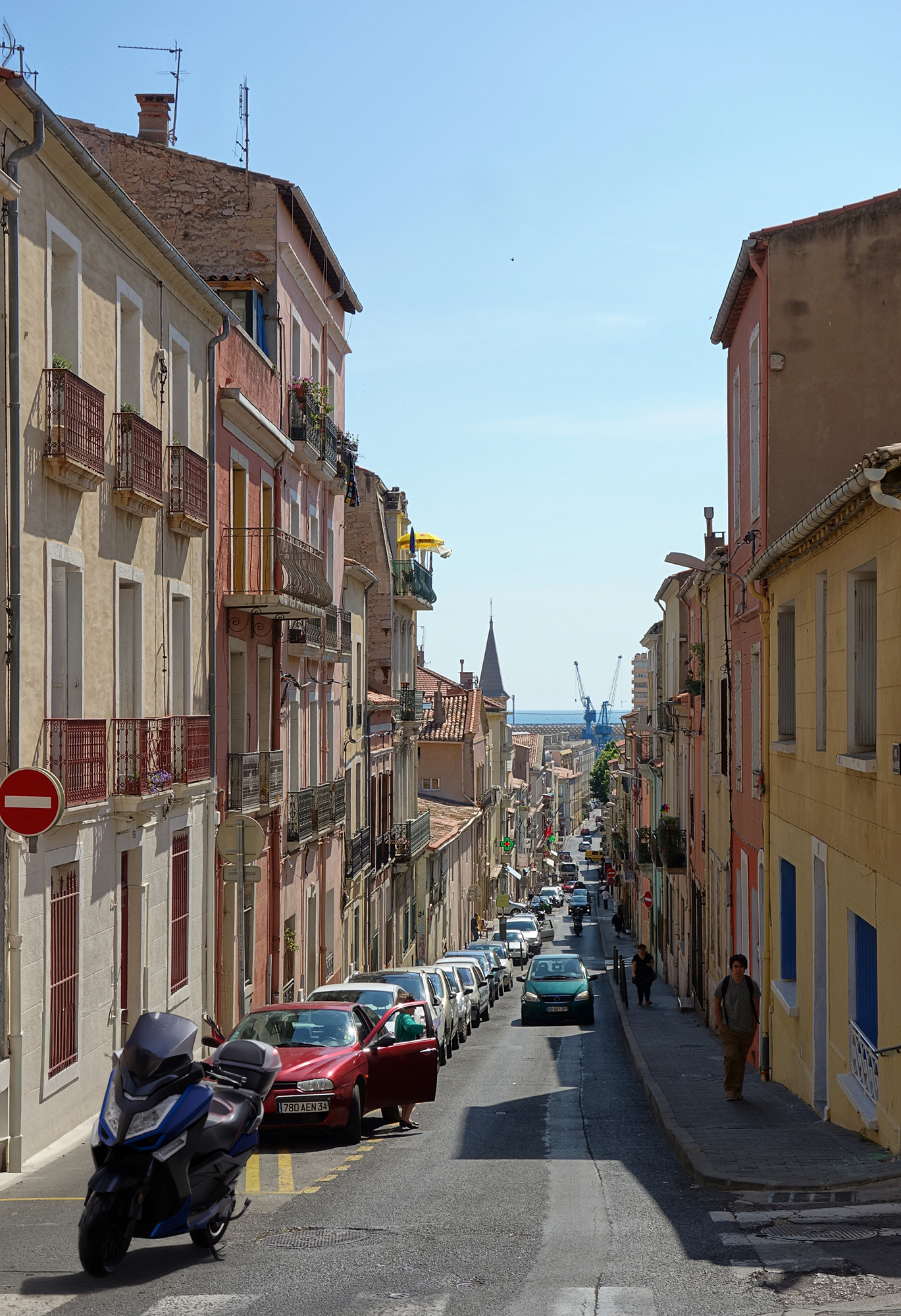 Ruelle colorée Sète